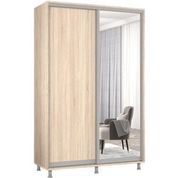 Dulap-cupe Mobildor Aron 1 oglinda/1 PAL 140x230x60 (Sonoma Oak) Thumb
