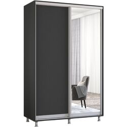 Dulap-cupe Mobildor Aron 1 oglinda/1 PAL 140x240x60 (Anthracite) Thumb