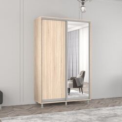 Dulap-cupe Mobildor Aron 1 oglinda/1 PAL 150x210x60 (Sonoma Oak)