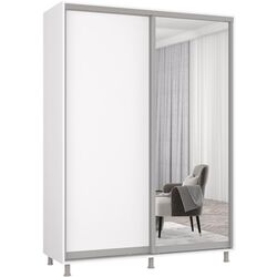 Dulap-cupe Mobildor Aron 1 oglinda/1 PAL 150x210x60 (White) Thumb