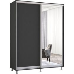 Dulap-cupe Mobildor Aron 1 oglinda/1 PAL 150x240x60 (Anthracite) Thumb