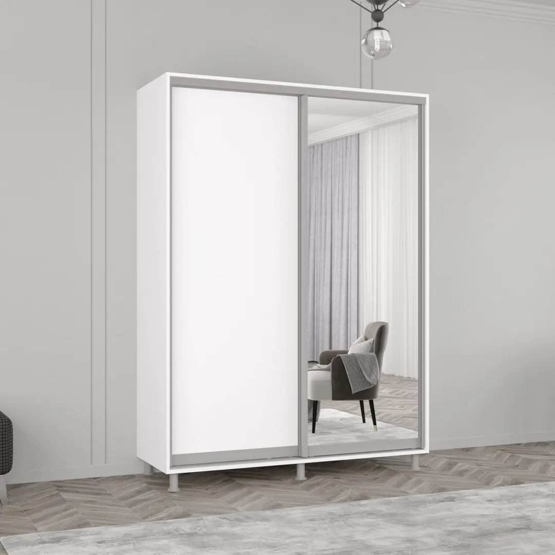 Dulap-cupe Mobildor Aron 1 oglinda/1 PAL 170x220x60 (White)