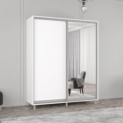 Dulap-cupe Mobildor Aron 1 oglinda/1 PAL 180x200x60 (White)