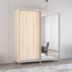 Dulap-cupe Mobildor Aron 1 oglinda/1 PAL 180x220x60 (Sonoma Oak)