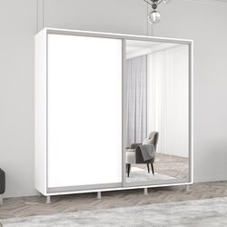 Dulap-cupe Mobildor Aron 1 oglinda/1 PAL 220x230x60 (White)