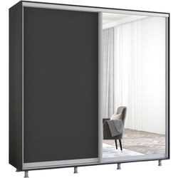Dulap-cupe Mobildor Aron 1 oglinda/1 PAL 230x240x60 (Anthracite) Thumb
