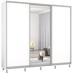 Dulap-cupe Mobildor Aron 1 oglinda/2 PAL 250x200x60 (White) Thumb