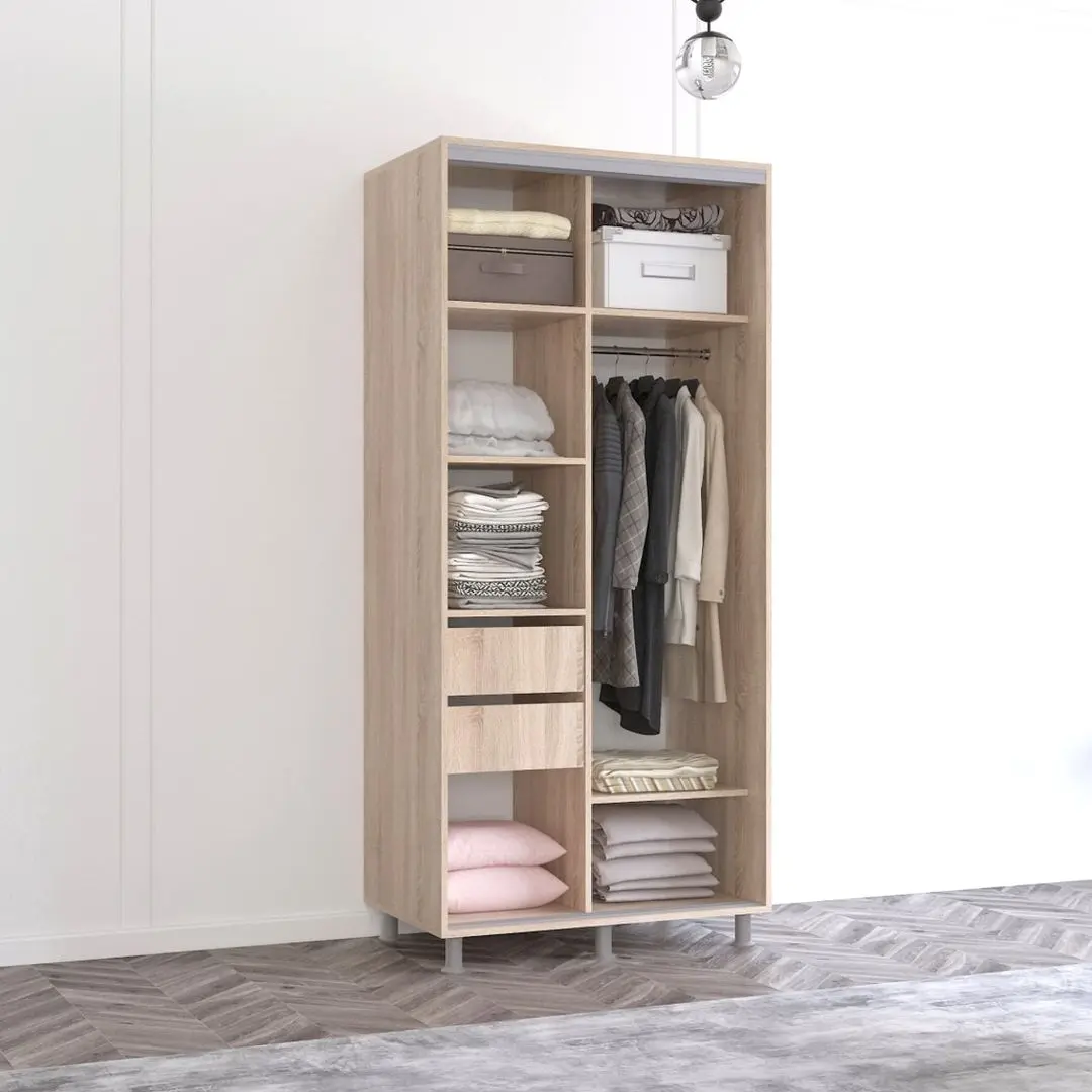 Dulap-cupe Mobildor Aron 190x200x60 (Sonoma Oak) - 3