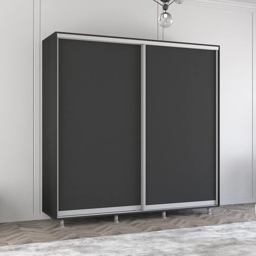 Шкаф-купе Mobildor Aron 220x230x60 (Anthracite)