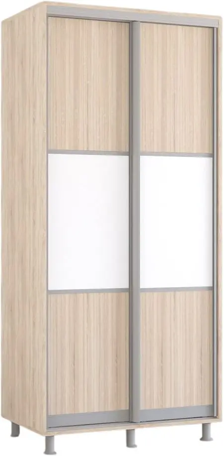 Dulap-cupe Mobildor Aron K 100x240x60 (Sonoma Oak/White) - 2