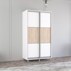 Dulap-cupe Mobildor Aron K 110x200x60 (White/Sonoma Oak)