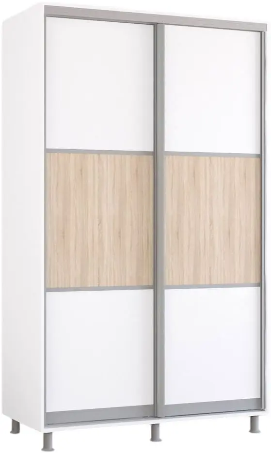 Dulap-cupe Mobildor Aron K 140x210x60 (White/Sonoma Oak) - 2