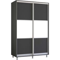 Dulap-cupe Mobildor Aron K 140x220x60 (Anthracite/White) Thumb