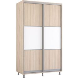 Dulap-cupe Mobildor Aron K 140x230x60 (Sonoma Oak/White) Thumb