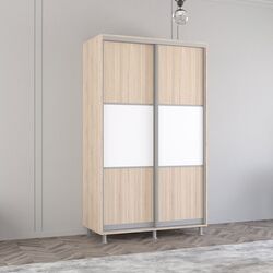 Dulap-cupe Mobildor Aron K 140x240x60 (Sonoma Oak/White)