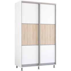 Dulap-cupe Mobildor Aron K 140x240x60 (White/Sonoma Oak) Thumb