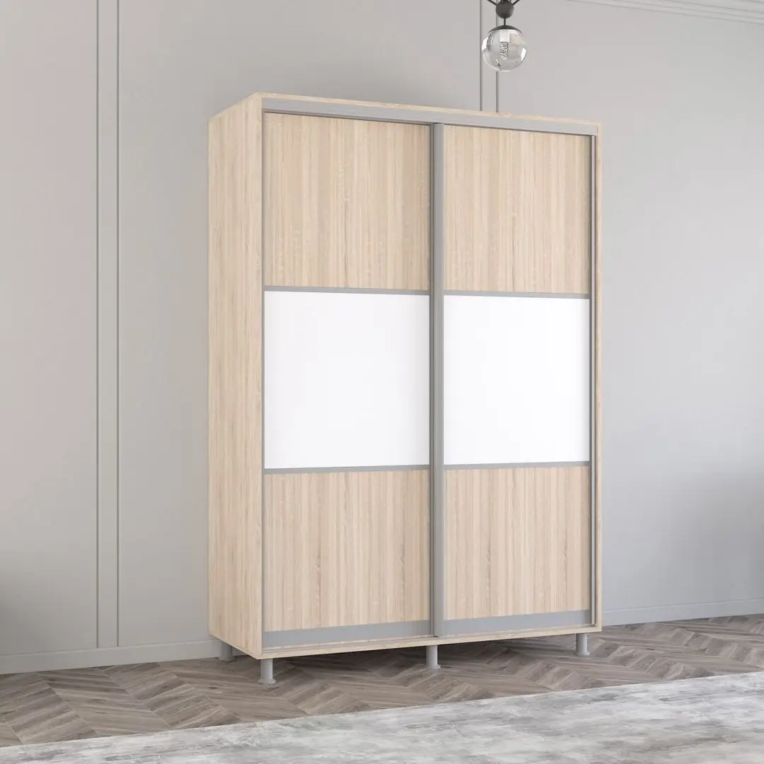 Dulap-cupe Mobildor Aron K 150x210x60 (Sonoma Oak/White)