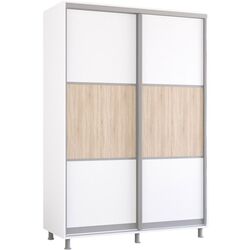 Dulap-cupe Mobildor Aron K 150x220x60 (White/Sonoma Oak) Thumb
