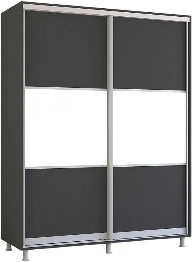 Dulap-cupe Mobildor Aron K 160x200x60 (Anthracite/White) - 2