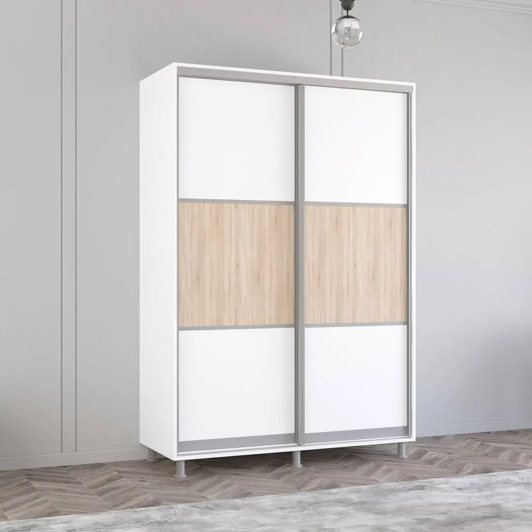 Dulap-cupe Mobildor Aron K 160x210x60 (White/Sonoma Oak)