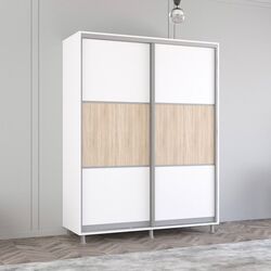 Dulap-cupe Mobildor Aron K 170x230x60 (White/Sonoma Oak)