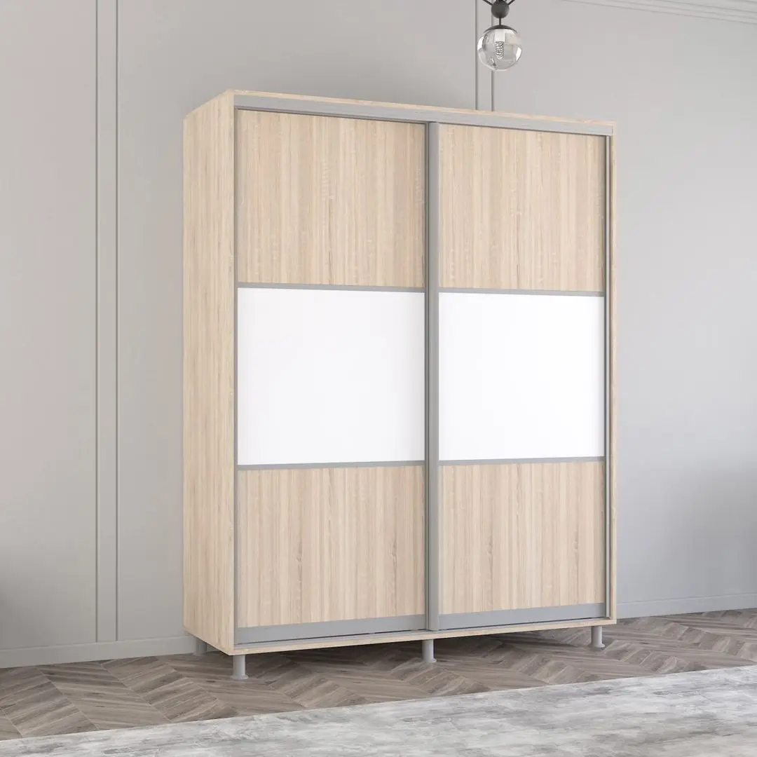 Dulap-cupe Mobildor Aron K 180x210x60 (Sonoma Oak/White)