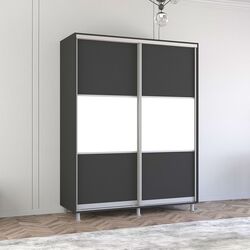 Dulap-cupe Mobildor Aron K 180x240x60 (Anthracite/White)