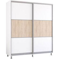 Dulap-cupe Mobildor Aron K 190x210x60 (White/Sonoma Oak) Thumb