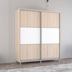Dulap-cupe Mobildor Aron K 190x240x60 (Sonoma Oak/White)