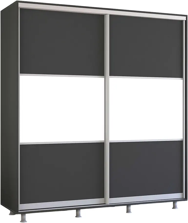 Dulap-cupe Mobildor Aron K 200x240x60 (Anthracite/White) - 2