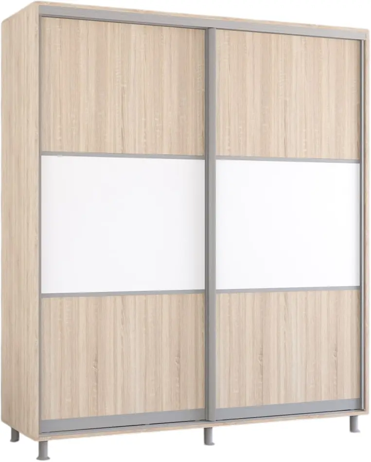 Dulap-cupe Mobildor Aron K 210x210x60 (Sonoma Oak/White) - 2