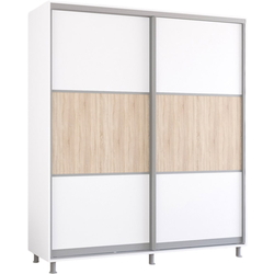 Dulap-cupe Mobildor Aron K 220x210x60 (White/Sonoma Oak) Thumb