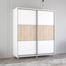 Dulap-cupe Mobildor Aron K 220x210x60 (White/Sonoma Oak)