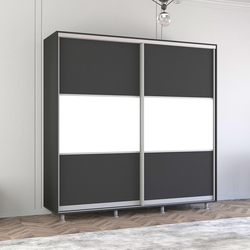 Dulap-cupe Mobildor Aron K 220x220x60 (Anthracite/White)