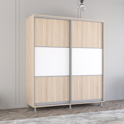 Dulap-cupe Mobildor Aron K 230x200x60 (Sonoma Oak/White)