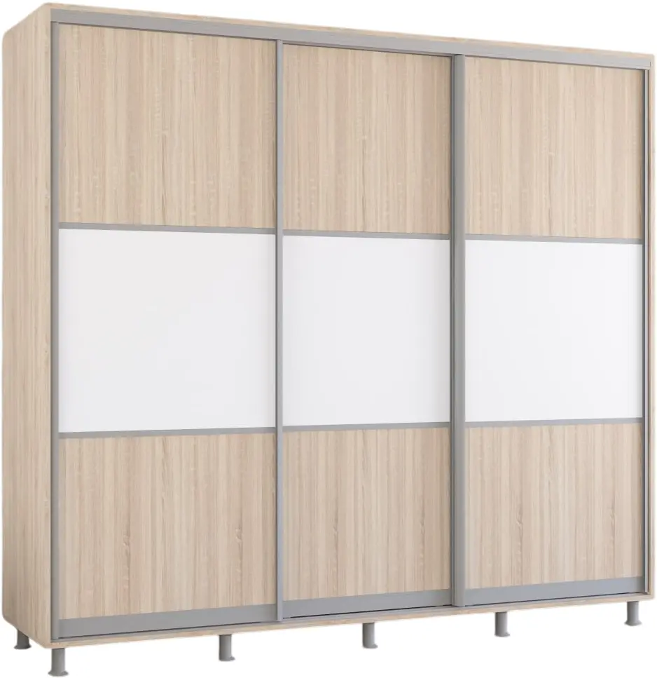Dulap-cupe Mobildor Aron K 240x230x60 (Sonoma Oak/White) - 2
