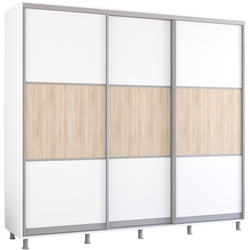Dulap-cupe Mobildor Aron K 250x200x60 (White/Sonoma Oak) Thumb