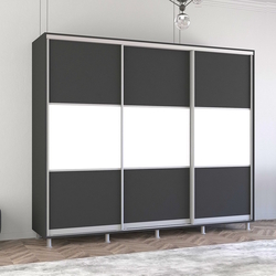 Dulap-cupe Mobildor Aron K 260x220x60 (Anthracite/White)