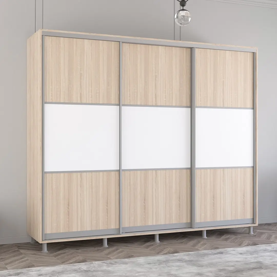 Dulap-cupe Mobildor Aron K 260x220x60 (Sonoma Oak/White)