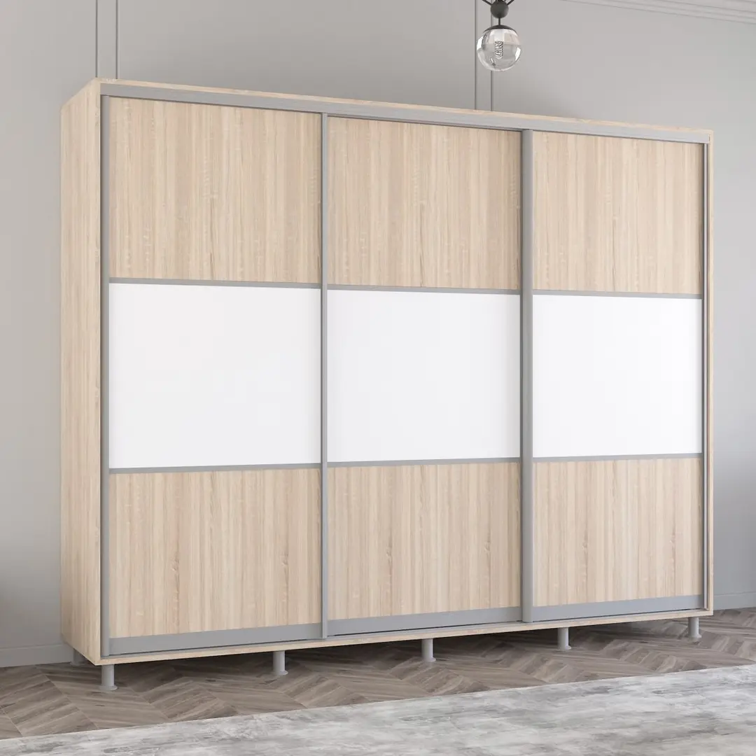 Dulap-cupe Mobildor Aron K 270x220x60 (Sonoma Oak/White)