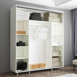 Шкаф-купе Mobildor Aron-P 1 зеркало/1 ДСП 190x230x60 (Anthracite) Thumb