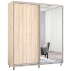 Dulap-cupe Mobildor Aron-P 1 oglinda/1 PAL 190x230x60 (Sonoma Oak) Thumb