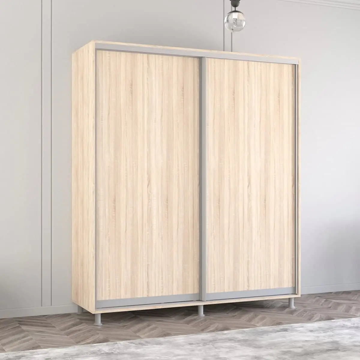 Dulap-cupe Mobildor Aron-P 190x220x60 (Sonoma Oak)