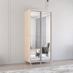 Dulap-cupe Mobildor Aron-P 2 usi oglinda 100x240x60 (Sonoma Oak)