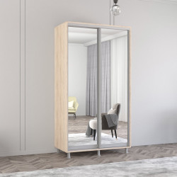 Dulap-cupe Mobildor Aron-P 2 usi oglinda 110x210x60 (Sonoma Oak)