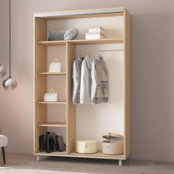 Dulap-cupe Mobildor Aron-P 2 usi oglinda 170x200x60 (Sonoma Oak) Thumb