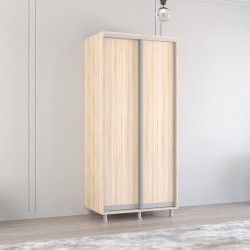 Dulap-cupe Mobildor Aron-P usi PAL 100x230x60 (Sonoma Oak)