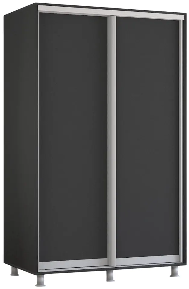 Шкаф-купе Mobildor Aron-P двери ДСП 160x200x60 (Anthracite) - 3