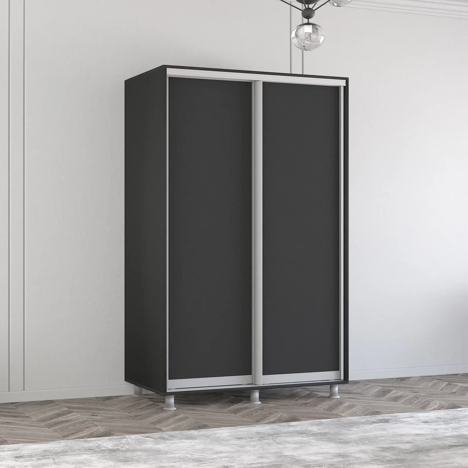 Dulap-cupe Mobildor Aron-P usi PAL 180x240x60 (Anthracite)