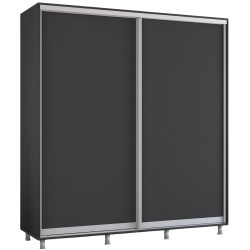 Шкаф-купе Mobildor Aron-P двери ДСП 200x230x60 (Anthracite) Thumb